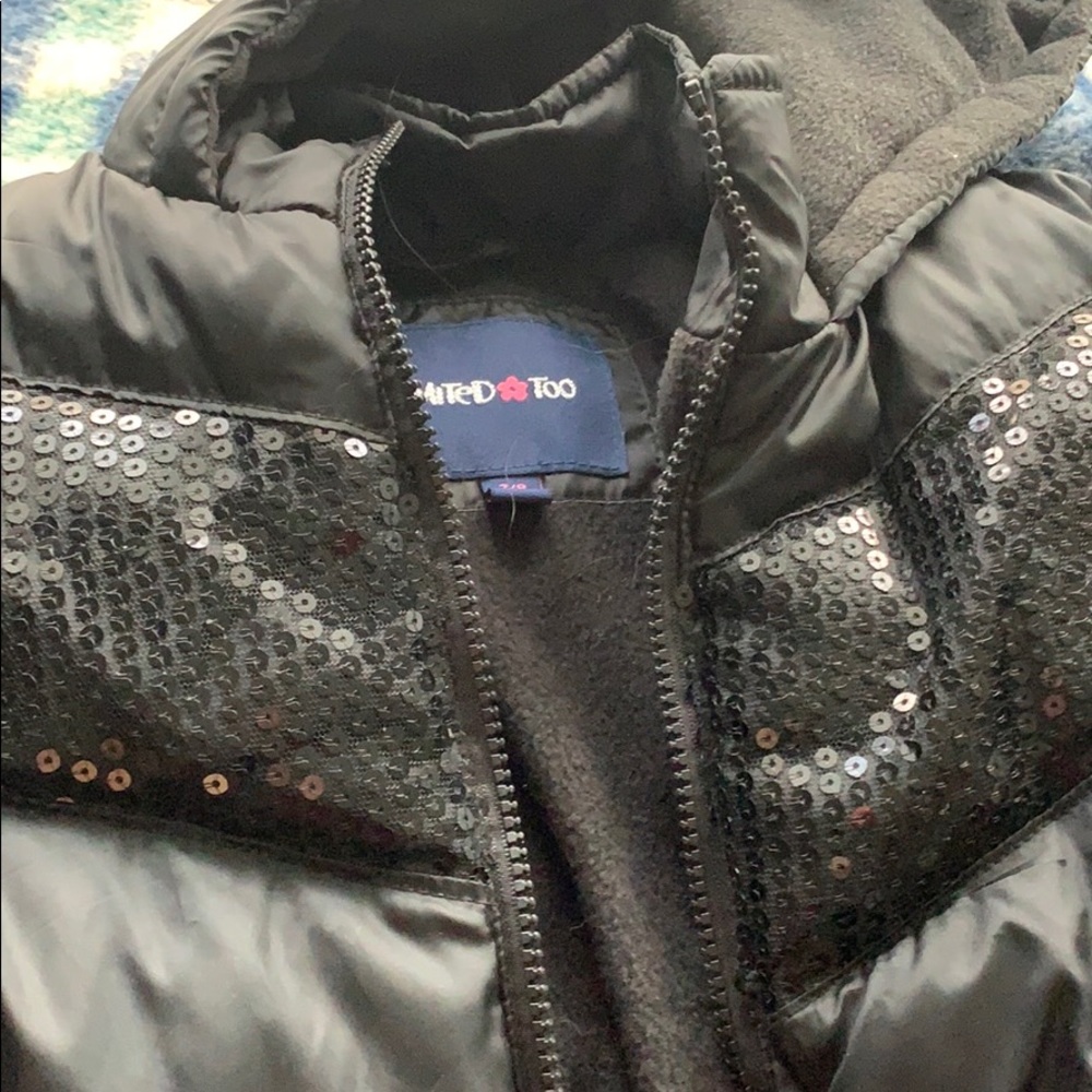 A Hint of Glam with Sequins & Style in a warm coat